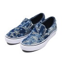【VANS】 ヴァンズ SLIP ON スリッポン V98CL D.STAR 17SP NAVY