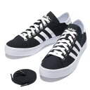 【ADIDAS】 アディダス COURTVANTAGE コートバンテージ S79302 16SP BLK/WTH/METSIL