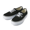 【VANS】 ヴァンズ AUTHENTIC PLATFORM 2.0 オーセンティック プラットフォーム VN0A3AV8BLK 17FA BLACK