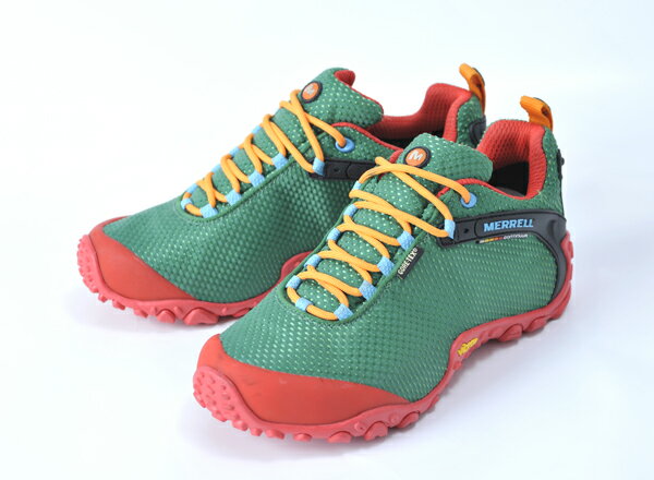 ≪ 通販限定価格 ≫ レディース【MERRELL】メレル トレッキングシューズ WMNS CHAMELEON 2 STORM GTX XCR ウィメンズ カメレオン 2 ストーム ゴアテックス XCR 588636 日本限定カラー GREEN/RED /ABCマート楽天市場店