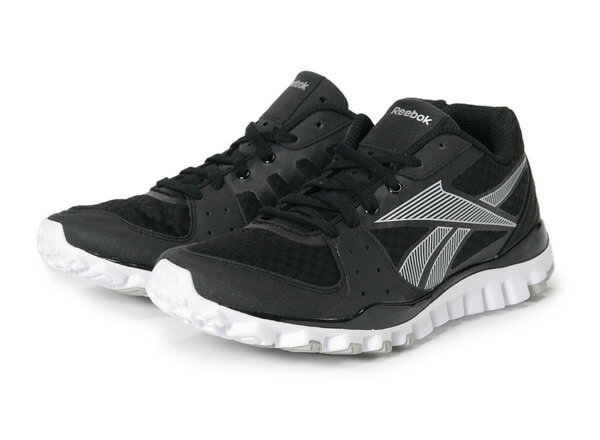 【Reebok】 リーボック ローカットスニーカー メンズ REALFLEX TRANSITION リアルフレックス トランジション J87751 SP12 MONO/BLK/P.SLV /ABCマート楽天市場店