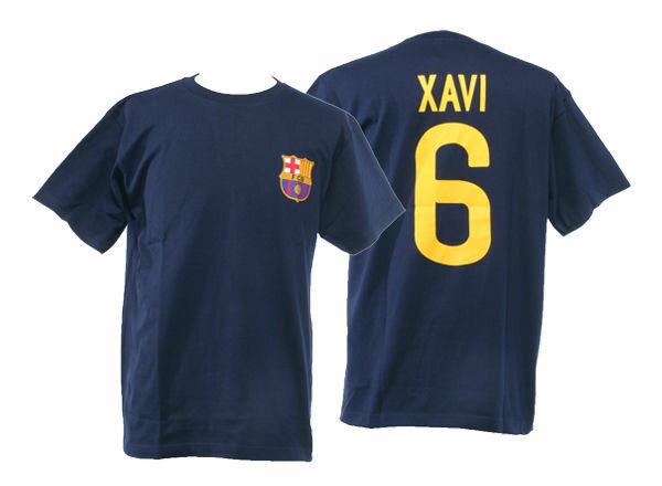 【オフィシャルウェア】 11-12 FC バルセロナ ネーム&NO.Tシャツ 6番 シャビ WSP　NVY_#6XAVI /ABCマート楽天市場店海外サッカー