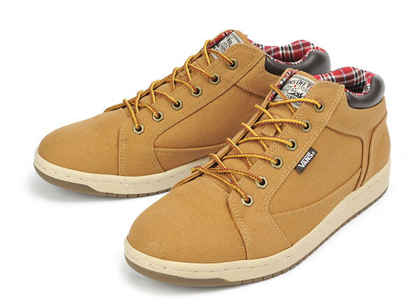 【VANS】 バンズ WORK BEE V2531 SP12　WHEAT/RED CHK