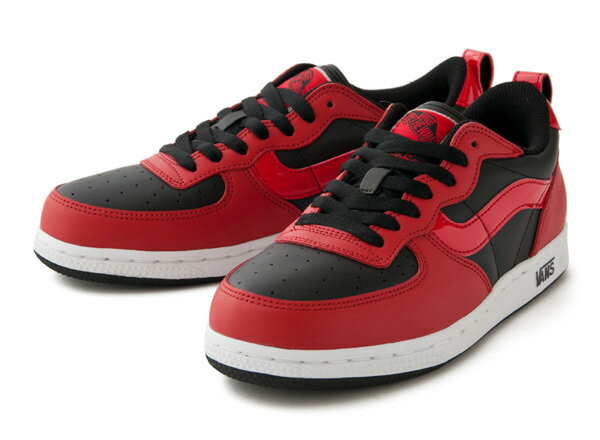 レディース 【VANS】 バンズ CRUSADER LO2 V2163 JR ジュニア規格 SP12　RED/BLK/BLK