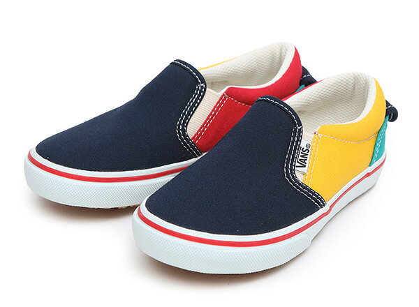 キッズ 【VANS】 ヴァンズ SLIP ON ス