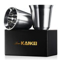 エスプレッソカップ Love-KANKEI 真空カップ 二重構造 断熱カップ 高級 エスプレッソ ステンレス 2個セット 150ML