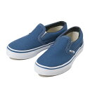 キッズ 【VANS】 ヴァンズ CLASSIC SLIP-ON クラシックスリッポン VN000ZBUNWD NAVY/TRUE WHITE