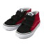 キッズ 【VANS】 ヴァンズ SK8-MID REISSUE V スケートミッド リイシュー V VN0A346YOK3 17FA (2-TONE)BLK/RED