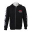 【VANSウェア】Chenille&Emb Patch ZIP UP HOOD ヴァンズ フーディー・パーカー CD18FW-MC15 18FA BLACK