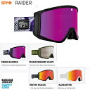 SPY GOGGLE スパイ ゴーグル RAIDER レイダー HD+ HAPPY LENS 簡単レンズ脱着 HAPPY LENS 21-22 2022 日本正規品【 送料無料 】 SPY GOGGLE スパイ ゴーグル SNOWBOARD SKI SNOWBOARD SKI GOGGLE/