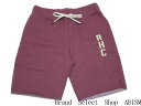 RHC Ron Herman(ロンハーマン)RHC Sweat Puffy Shorts(スウェットショーツ)【BURGUNDY】【新品】【国内送料無料】