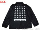 【代引き不可】F.C.R.B.(エフシーアールビー)35 STAR COACHES JACKET(コーチジャケット)【2016SS】【ブラック】【日本製】【新品】SOPHNET. (ソフネット)(FCRB)