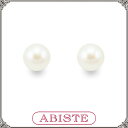 ABISTE(アビステ) 10mm淡水パールピアス レディース キラキラ アクセサリー エレガント 人気 結婚式 二次会 パーティー華やか