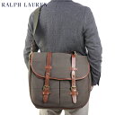 POLO Ralph Lauren Twill & Leather Game Bag US ポロ ラルフローレン ショルダーバッグ ブリーフケース