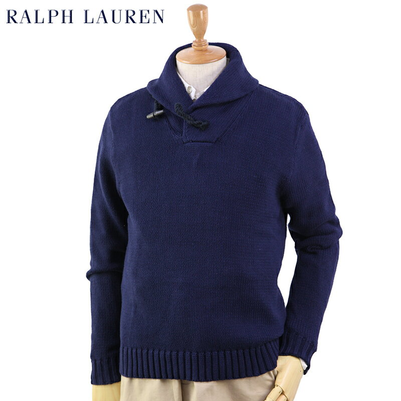 Ralph Lauren Men's Cotton Toggle Shawl Sweater US ...:abjnuts:10003752