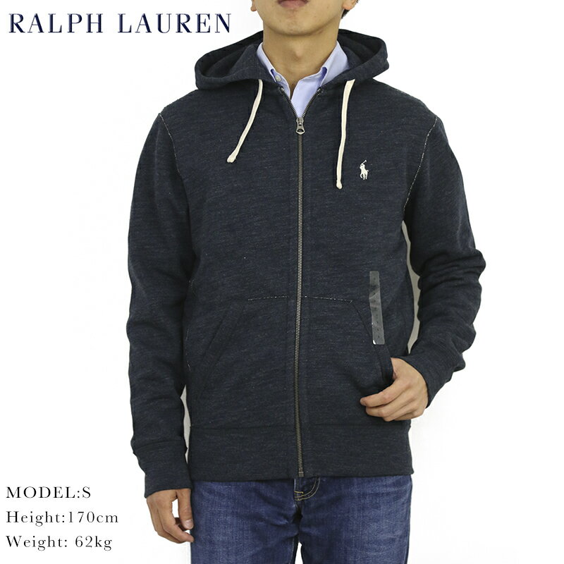 ポロ ラルフローレン ジップアップスウェットパーカー ワンポイント フーディー POLO Ralph Lauren Men's Cotton-Blend-Fleece Hoodie US 無地 売れ筋