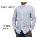 ポロ ラルフローレン スリムフィット ストレッチ コットン ボタンダウン ストライプ 長袖シャツ POLO Ralph Lauren Men 039 s SLIM FIT Stretch 100 COTTON B.D.Shirts US (ups)