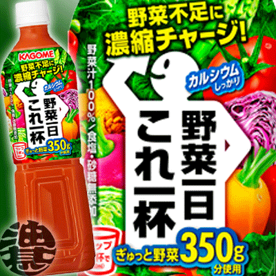 カゴメ　野菜一日これ一杯　スマートＰＥＴ　720ｍｌ　１ケース15本×２ケース