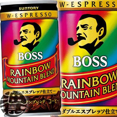 (数量限定!特売!!)3ケースまで2ケース分の送料です！(離島は除く)サントリーフーズ　ボス レインボーマウンテンブレンド 185g缶（30本入り1ケース）190g　180g 缶コーヒー BOSS※ご注文いただいてから3日〜14日の間に発送いたします。/st/