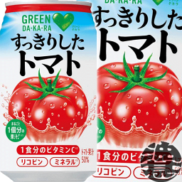 『2ケース送料無料！』（地域限定）サントリー <strong>グリーンダカラ</strong> すっきりしたトマト 350g缶×2ケース48本（24本入り1ケース）GREEN DAKARA トマトジュース