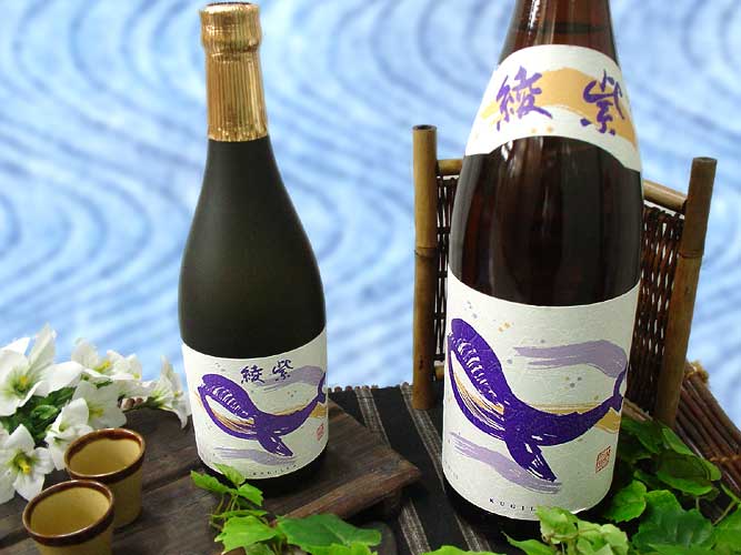 くじらのボトル綾紫 白麹(芋25度) 1800ml
