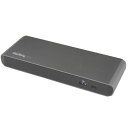 Startech Thunderbolt 3 対応ドッキングステーション デュアル4K対応サンダーボルトドック MacとWindowsに対応 USB