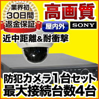 耐衝撃ドームカメラ1台セット