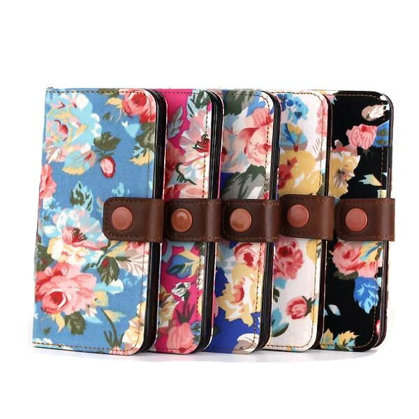 iphone6 ケース 花柄 花 AL605 手帳