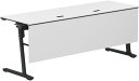 コクヨ 品番KT-PWS1401DE6CPAWNN フラップ天板会議テ−ブル カ−ム 配線付 木パネル付 棚付 W1800xD600xH720