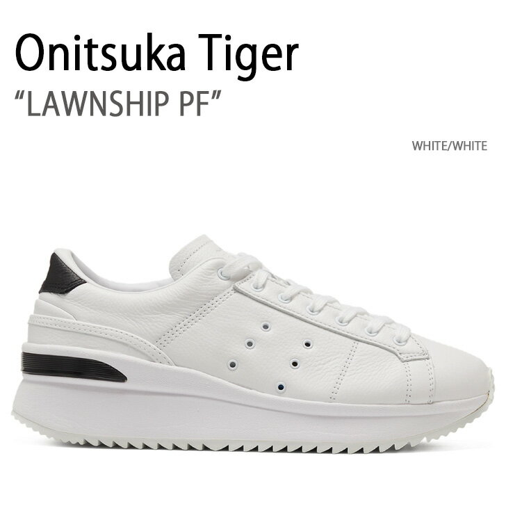 Onitsuka Tiger オニツカタイガー スニーカー <strong>LAWNSHIP</strong> PF WHITE WHITE ローンシップ ホワイト メンズ レディース 男性用 女性用 男女兼用 1183A531.100【中古】未使用品