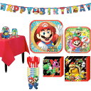 スーパーマリオ パーティーセット 8人用 グッズ バースデー 誕生日会 男の子 パーティー Super Mario