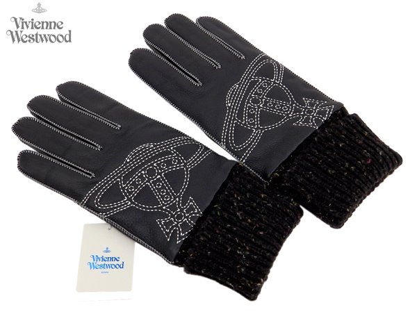 ヴィヴィアンウエストウッド　Vivienne Westwood MAN　鹿革手袋16,20…...:acrop:10005408