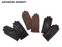 キャサリン ハムネット KATHARINE HAMNETT 羊革手袋16,200円以上で送料無料 無料ラッピング指定可 明日楽対応商品 KH007 【 てぶくろ ギフト ブランド 革 レザー 防寒 メンズ 】