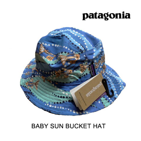 PATAGONIA パタゴニア 帽子 ハット BABY SUN BUCKET HAT BEPO BELL BAY: PORT BLUE