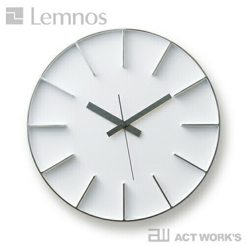 《全3色》LEMNOS edge clock エッジクロック -Lサイズ- 【タカタレムノス デザイン雑貨 壁掛け時計 ウォールクロック スタイリッシュ インテアリア 北欧 リビング ダイニング キッチン オフィス 店舗】