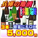 旬の地酒を贈る!兵庫の酒福袋3本5000円(燗酒・冷酒)日本...
