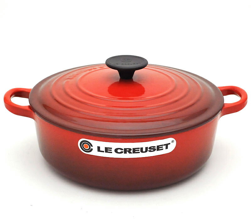 【正規日本仕様】ル・クルーゼ ココットジャポネーズ24cm＜チェリーレッド＞ルクルーゼ/ル・クルーゼ/le creuset/ココット　ジャポネーズ