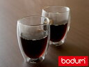 **bodum/ボダム パヴィーナダブルウォールグラス2個セット（4559-10）＜350ml＞★合計10000円以上のお買物で有名ブランドトング（1800円相当）プレゼント★　