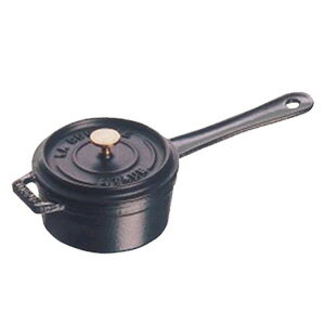 【30％OFF】Staub/ストウブ ミニ ソースパン10（1241025）＜ブラック＞