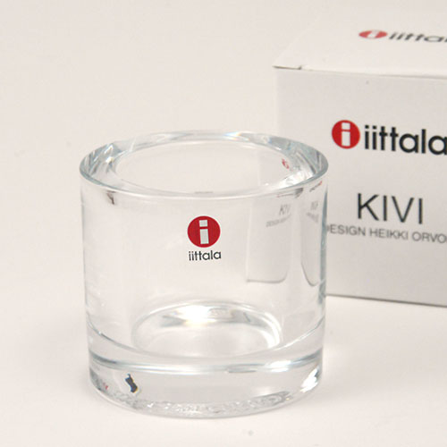 **【タイムセール！今だけ40％OFF】iittala/イッタラ KIVI キャンドルホルダー 60mm（1271）＜クリア＞