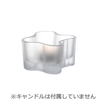 **【タイムセール！今だけ40％OFF】iittala/イッタラ Aalto Collection アールトコレクション キャンドルホルダー55mm（5388）＜マットフロスト＞