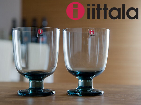 **【タイムセール！今だけ25％OFF】iittala/イッタラ Lempi/レンピ グラス 350ml 2個セット（951171）＜グレー＞