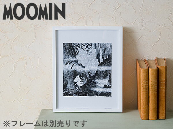 MOOMIN/ムーミン モノクロミニポスター 【moomin/北欧/PUTINKI/プティ…...:add-kitchen:10175281