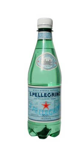 【激安大特価！送料無料直送】サンペレグリノ/S.PELLEGRINO 炭酸入りナチュラルミネラルウォーター500ml(ペットボトル)×24本