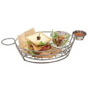 【スーパーセール中は全商品ポイント10倍!最大44倍!】三宝産業 プチバスケット シルバー 28×20.5×H8cm プチ バスケット 小判型 03115004
