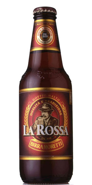 *【イタリア職人のビール！ 送料無料】モレッティ/ビール　ラ・ロッサ　珍しい赤ビール（瓶）330ml　1ケース（24本）