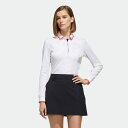 【公式】アディダス adidas ゴルフ LD ボタンダウン ポロシャツ 【ゴルフ】/ LD Button-Down Polo Shirt レディース ウェア トップス ポロシャツ 白 ホワイト FJ4348 p0225