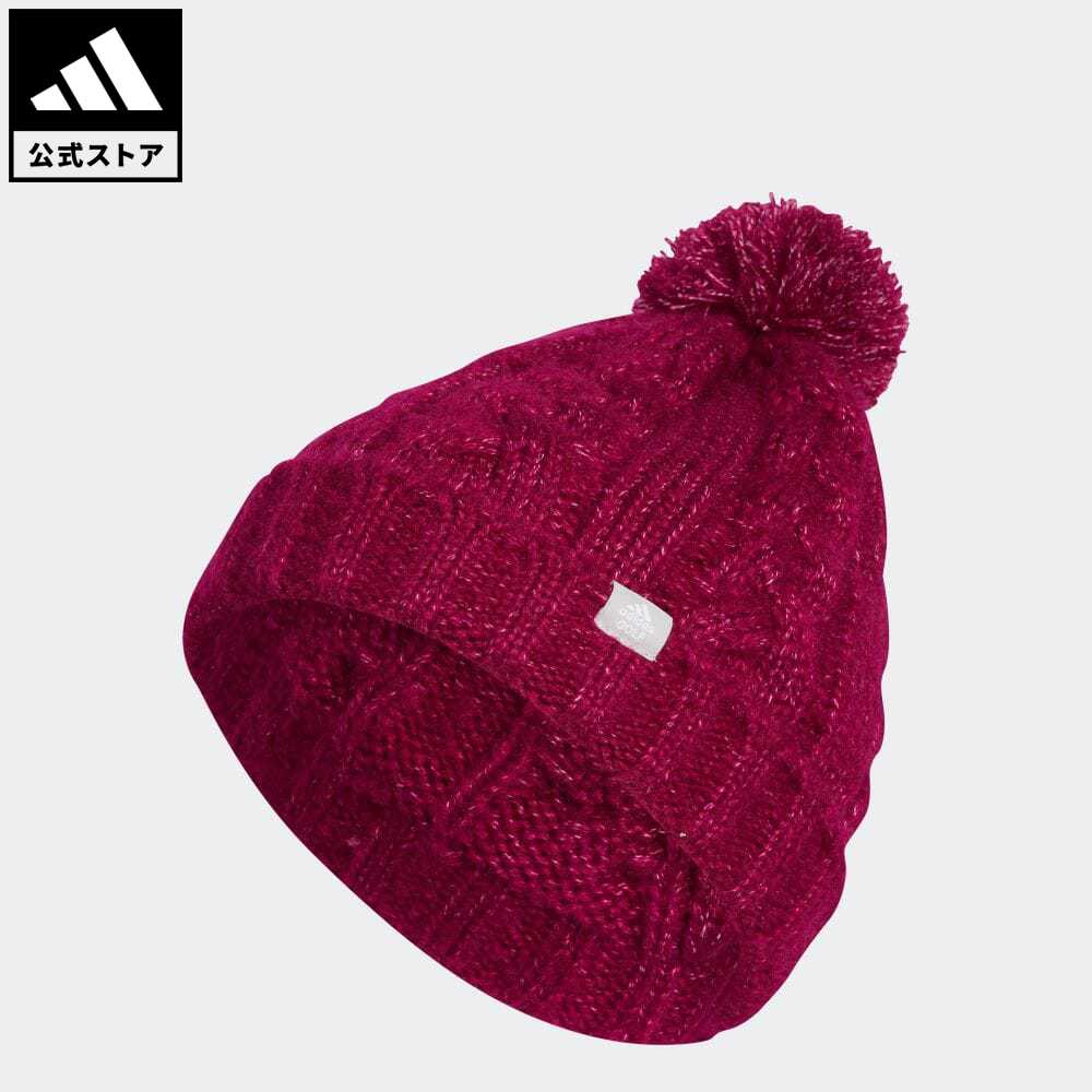   AfB X adidas ԕi St EBY ||r[j[   Golf Pompom Beanie fB[X ANZT[ Xq jbgX r[j[ sN FR4306 notp