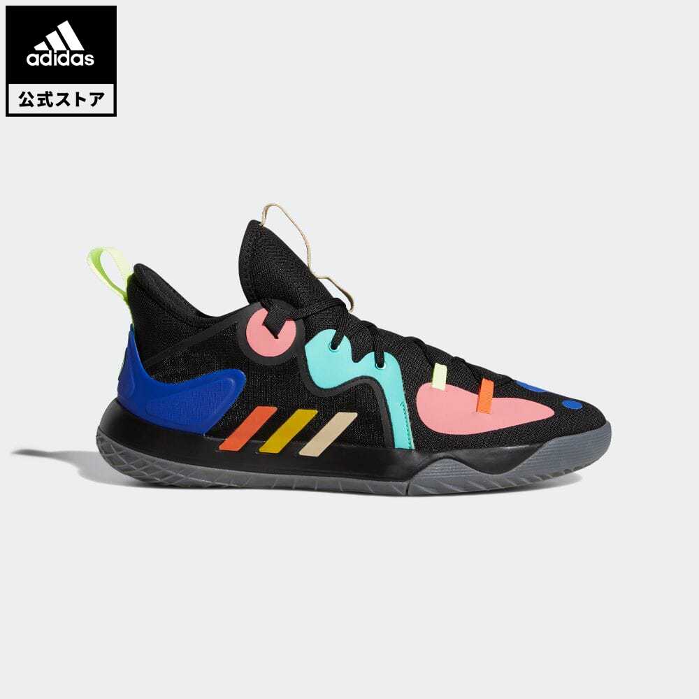 【公式】アディダス adidas 返品可 バスケットボール ハーデン ステップバック 2 / Harden Stepback 2 レディース メンズ シューズ スポーツシューズ 黒 ブラック FZ1069 バッシュ eoss21ss