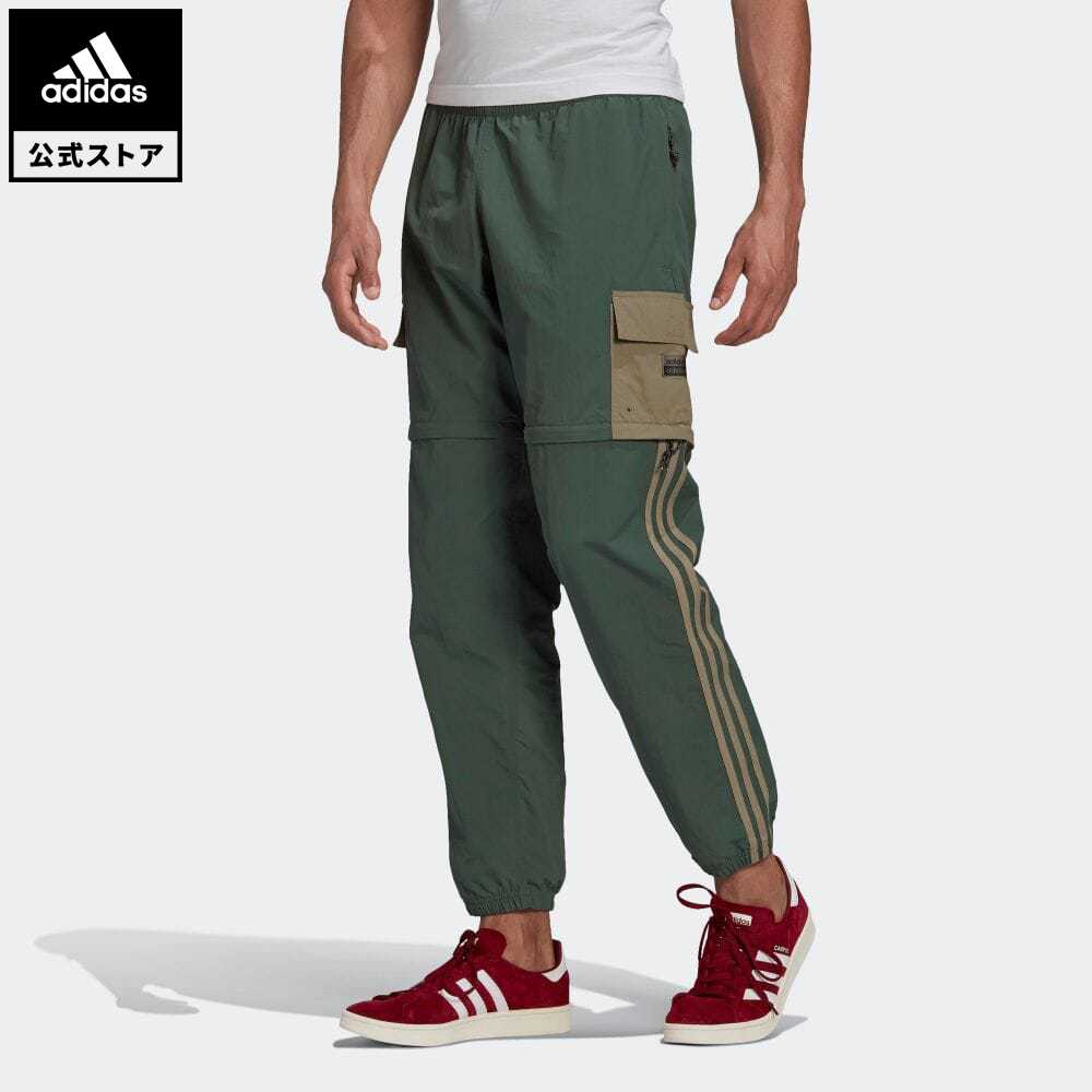 【公式】アディダス adidas 返品可 R.Y.V. ユーティリティ 2-in-1 パンツ オリジナルス メンズ ウェア ボトムス パンツ 緑 グリーン GN3291 fathersday eoss21ss